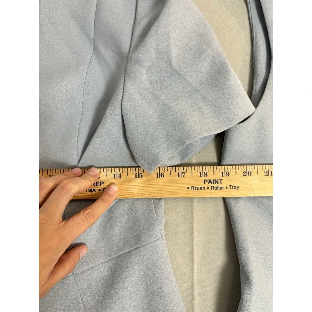 C Comma Vintage Gray Blue Dress Suit 42/44 Made Buenos Aires Classy Rare